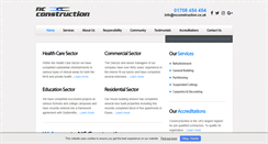 Desktop Screenshot of ncconstruction.co.uk